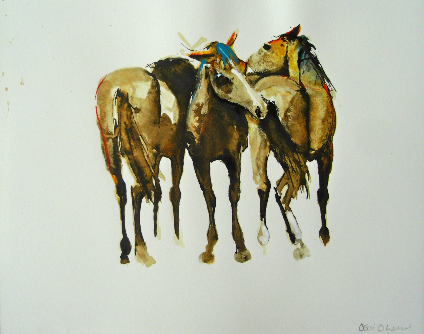 Horse Study V by Debi O'Hehir