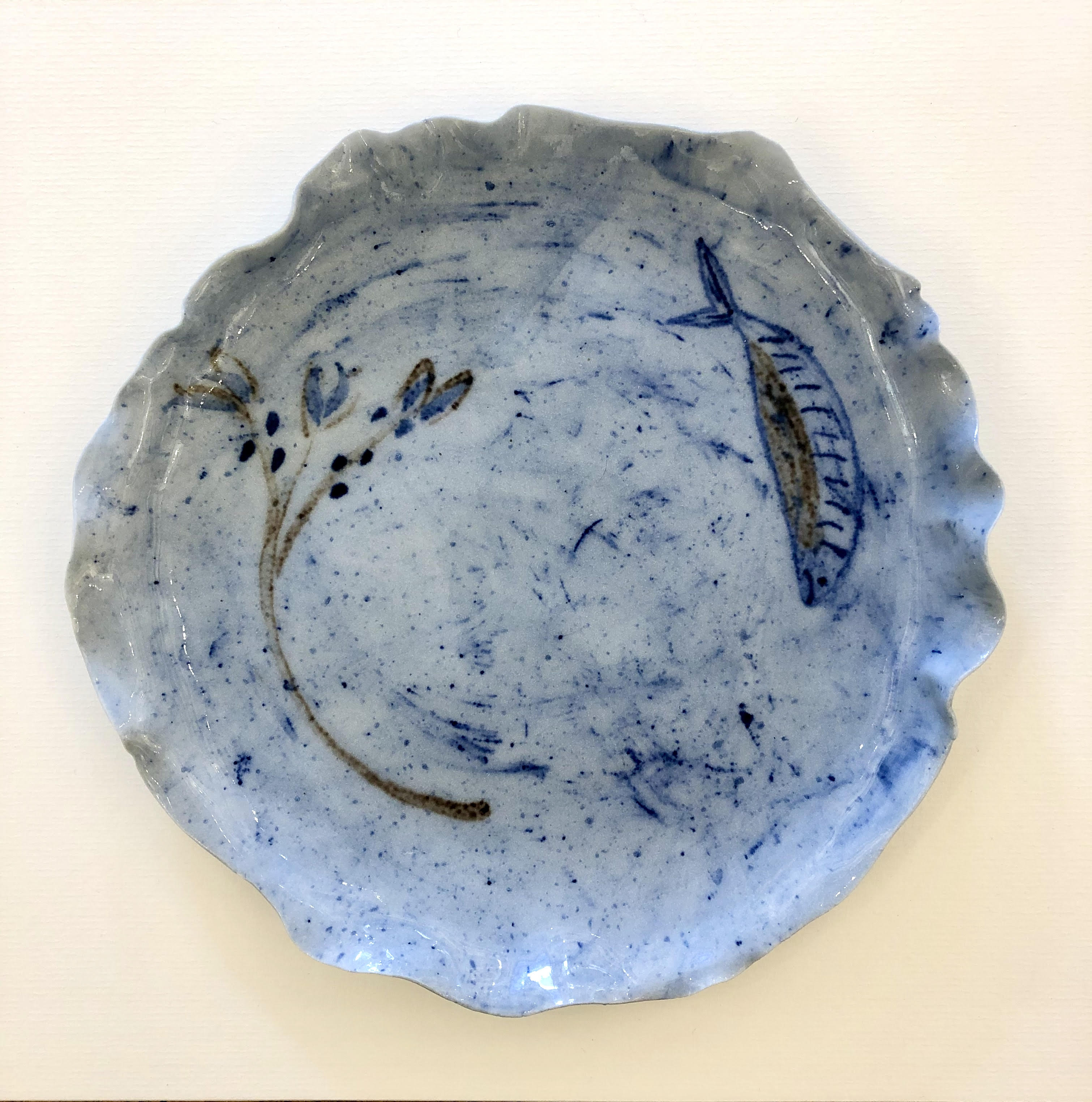Fish & Seaweed Dish by Claire Finlay