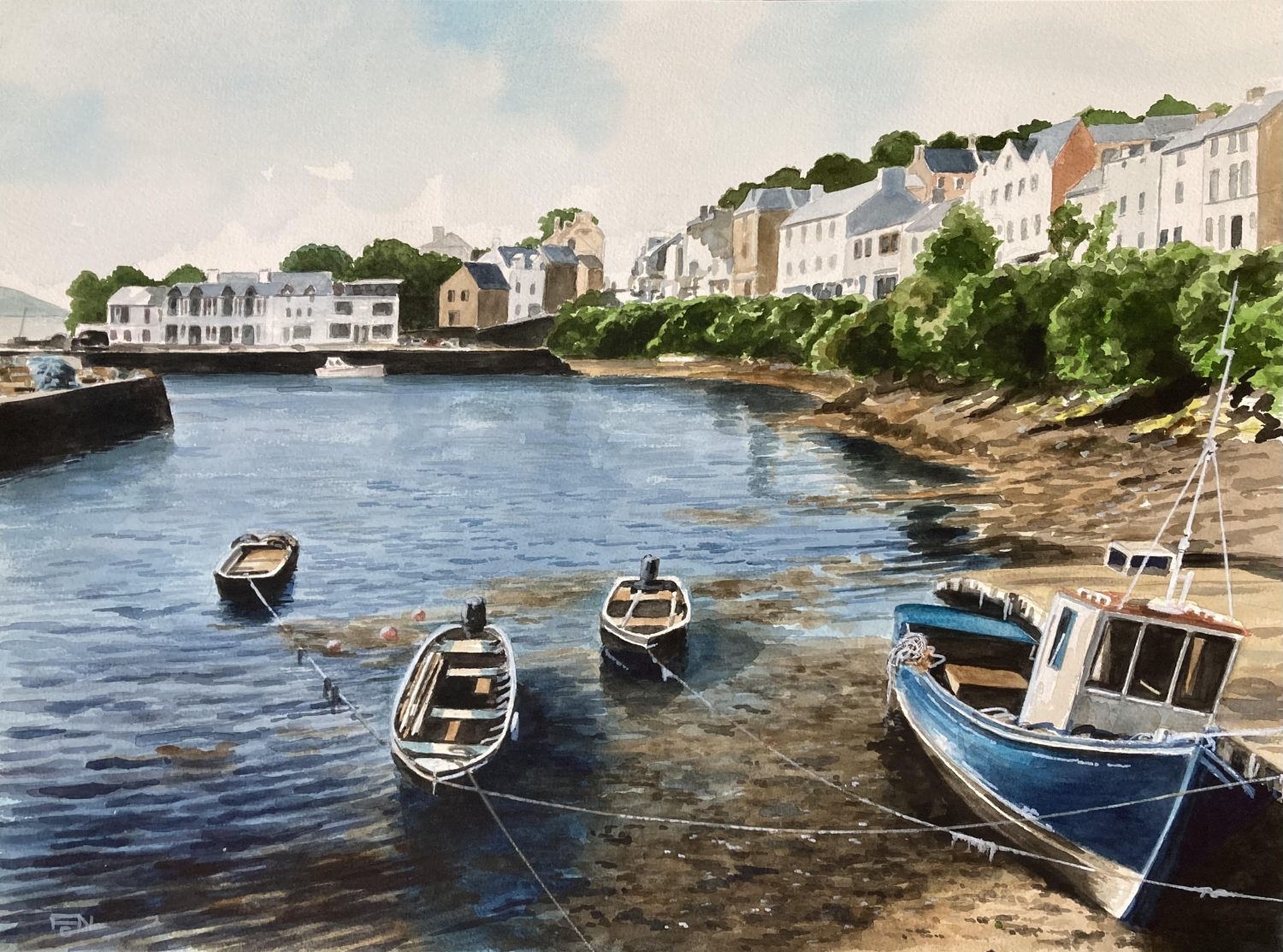 From Roundstone Pier by Arnold Gardiner