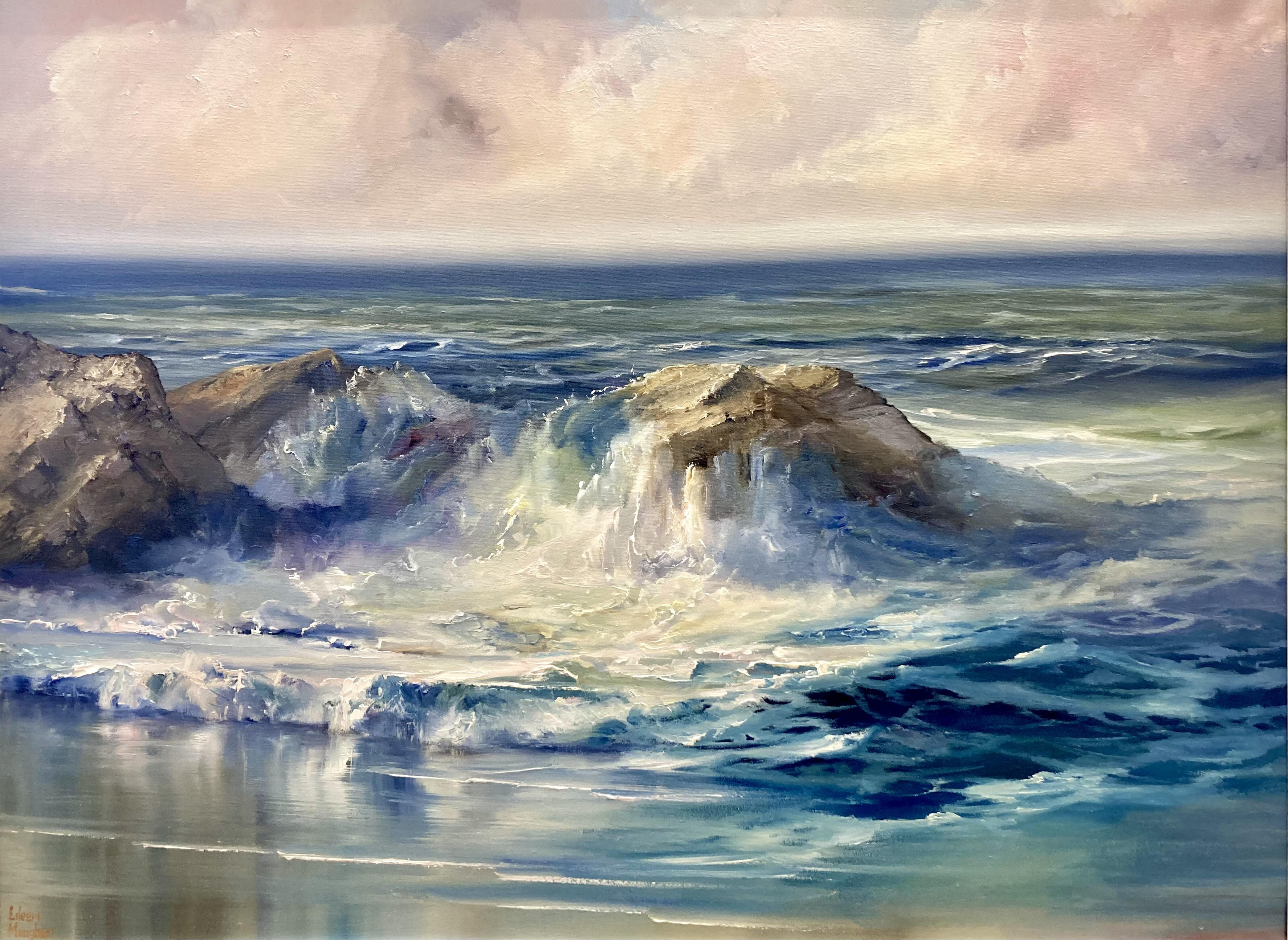 Wild Atlantic at Doonlaughan by Eileen Meagher