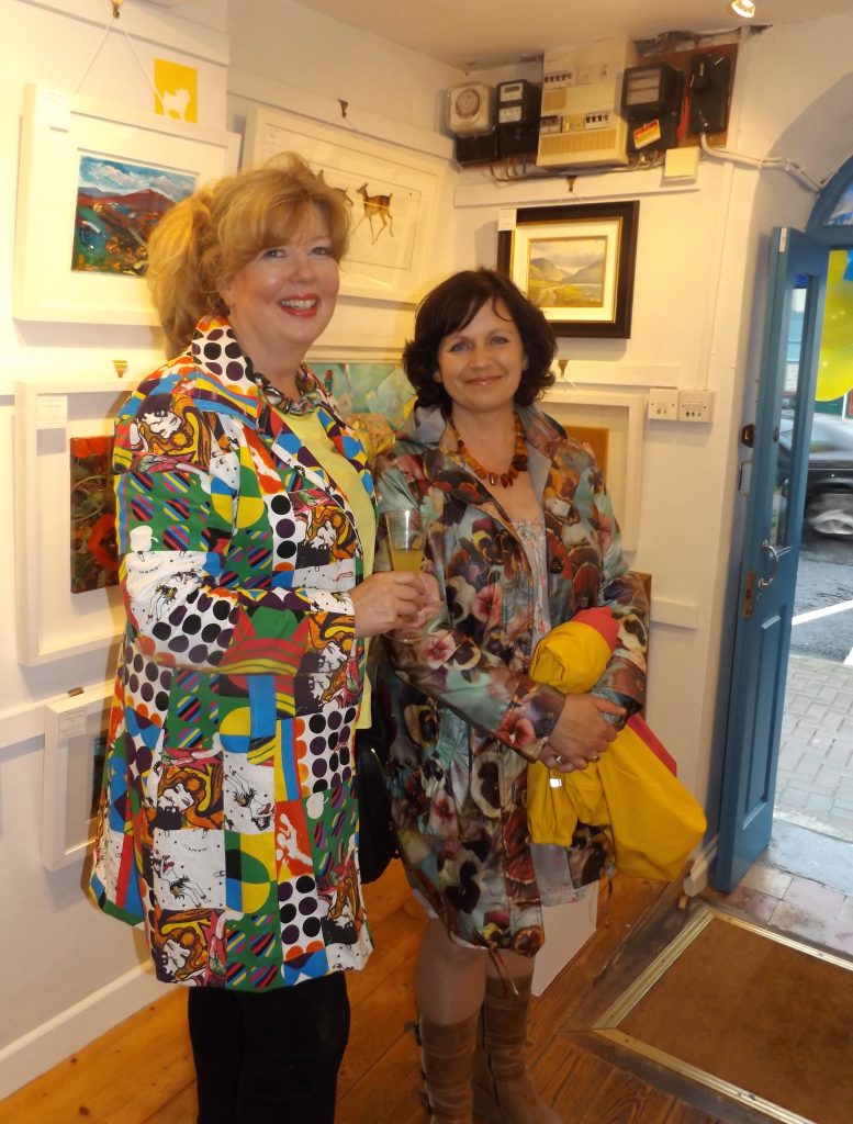 Helen Ferguson and Kathleen Joyce at the party