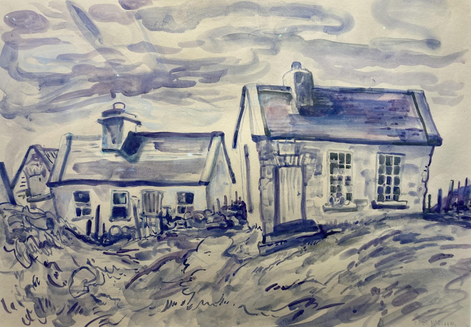 Schoolhouse, Inishlacken by Rosie McGurran