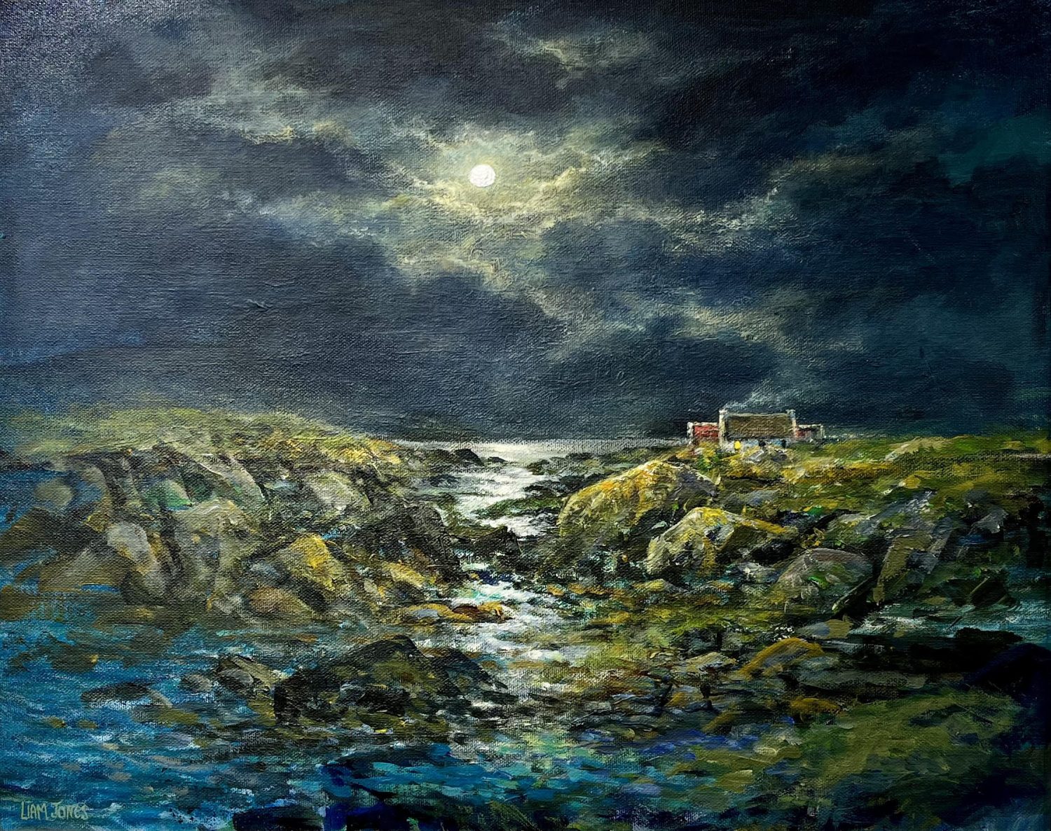 Moonlight, connemara by Liam Jones