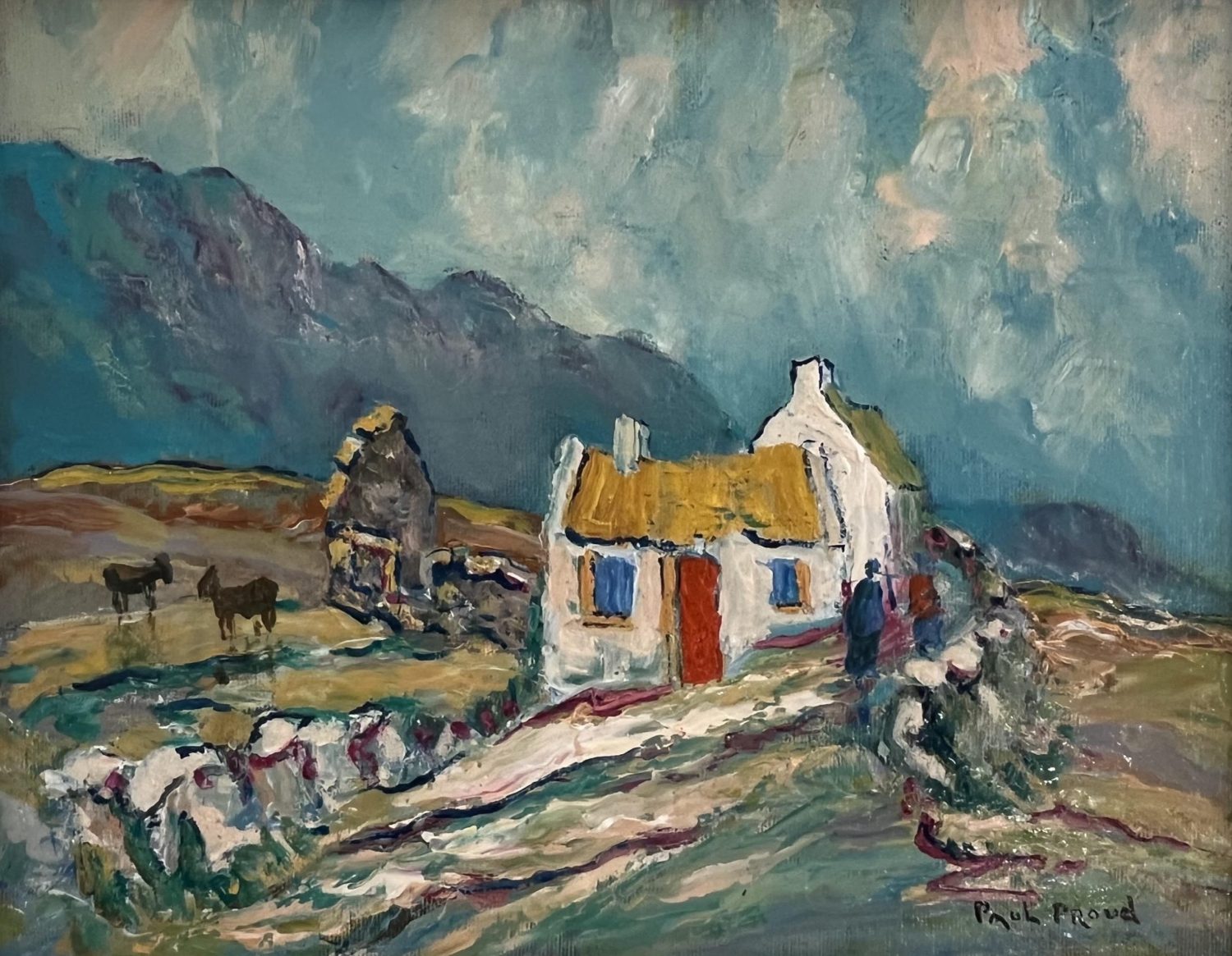 Houses at Ballinafad by Paul Proud