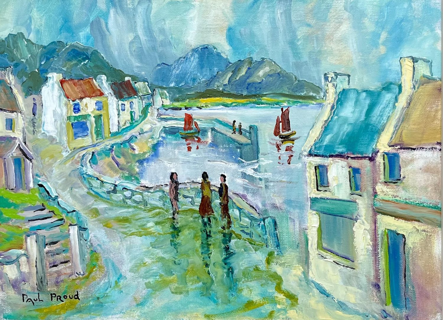 Roundstone and Bens by Paul Proud