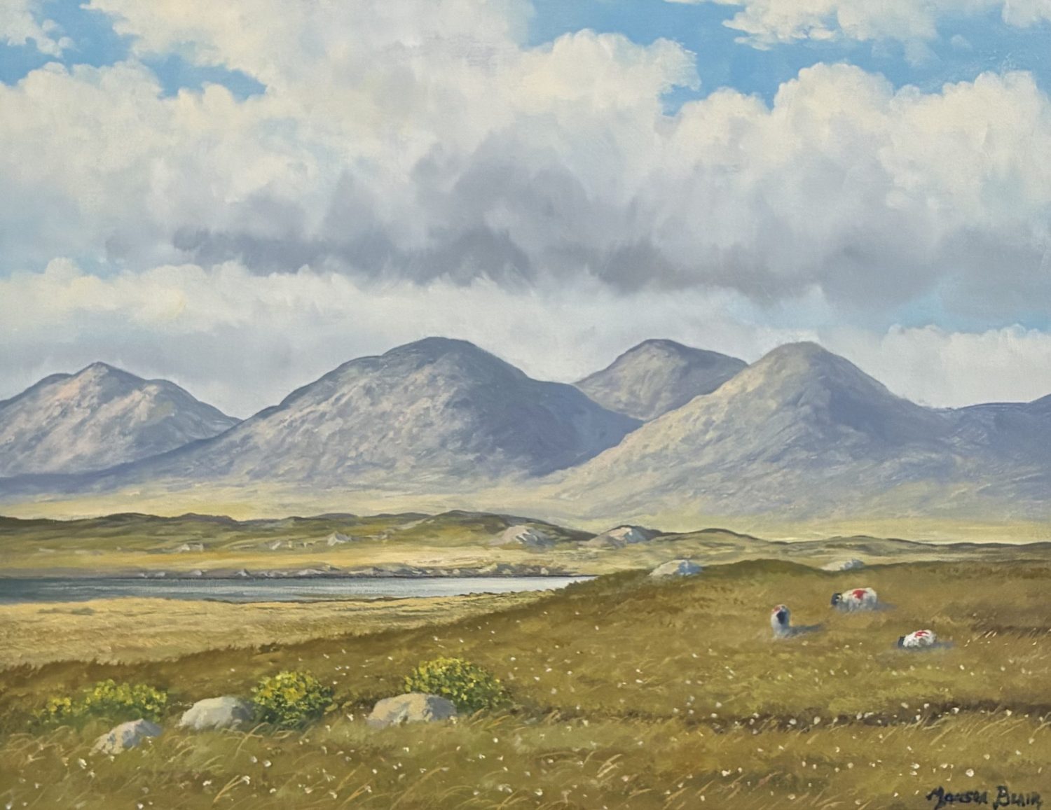 ‘From the Bog Road, near Roundstone’ by Manson Blair